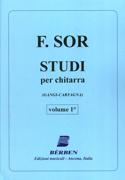 F. Sor: Studi 1 op. 60 e 31, Git (Part.)