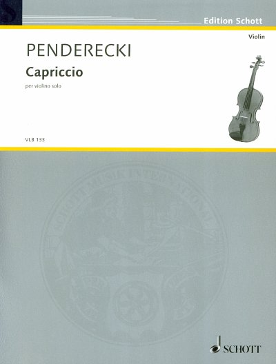 K. Penderecki: Capriccio , Viol