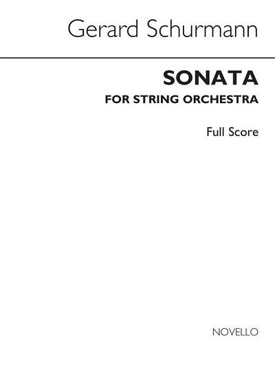 G. Schurmann: Sonata For String Orchestra, Stro (Part.)