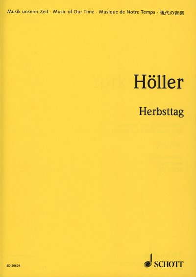 Y. Höller: Herbsttag  (Stp)