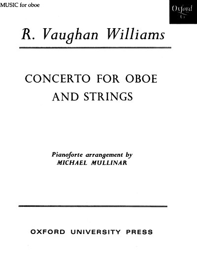 R. Vaughan Williams: Concerto For Oboe An, ObKlav (KlavpaSt)