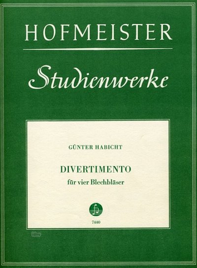 G. Habicht: Divertimento für 3 Trompeten und Posaune (Pa+St)