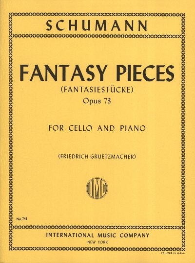 R. Schumann: Pezzi Fantastici Op. 73 (Gruetzmacher) (Bu)