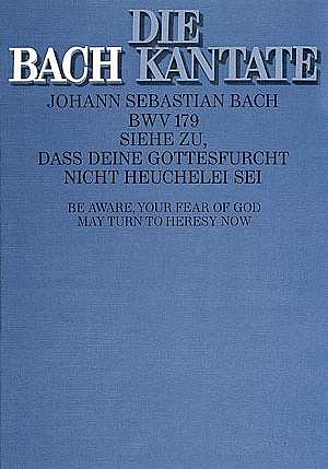 J.S. Bach: Siehe zu, dass deine Gottes, 3GsGchOrchBc (Part.)