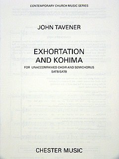 J. Tavener: Exhortation And Kohima, GchKlav (Chpa)