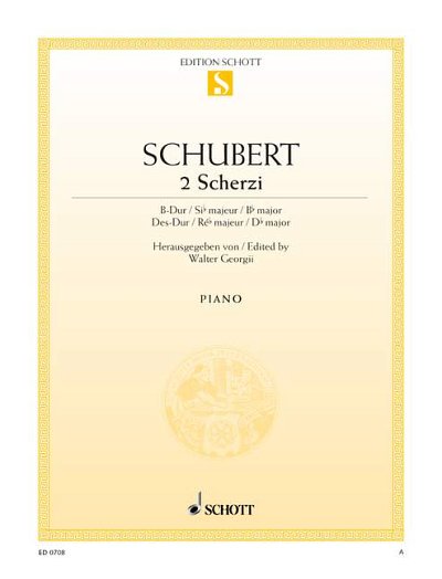 DL: F. Schubert: 2 Scherzi, Klav