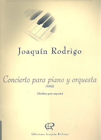 J. Rodrigo: Concierto para piano y orquest, KlavOrch (Part.)