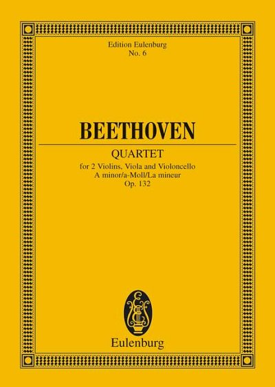 L. van Beethoven: Quatour à cordes La mineur
