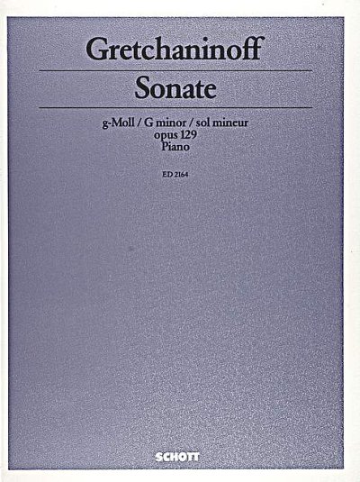 DL: A. Gretschaninow: Sonate g-Moll, Klav
