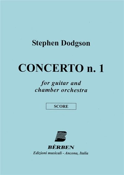 S. Dodgson: Concerto 1 Partitura