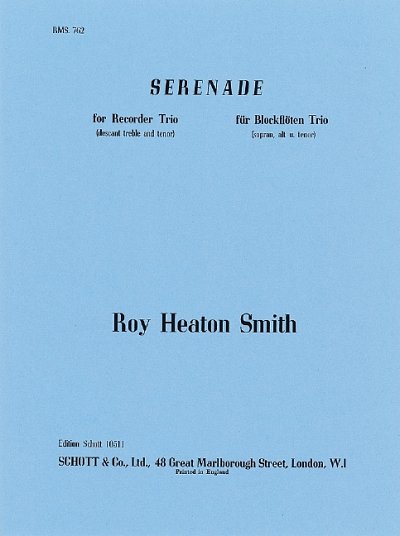 H. Roy: Serenade op. 35 , 3Blf (Sppa)