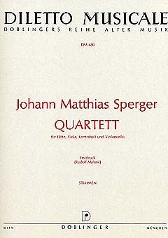 J.M. Sperger: Quartett D-Dur