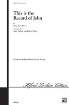 O. Gibbons y otros.: This Is the Record of John SAATB