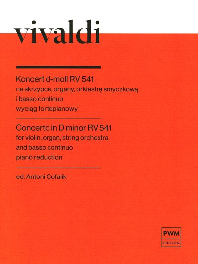 A. Vivaldi: Concerto in D Minor RV 541, VlKlav (KA)