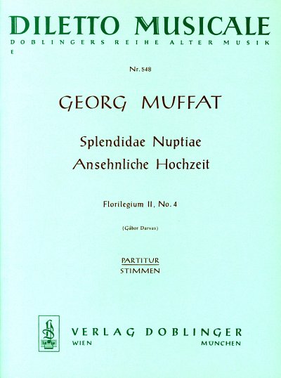 G. Muffat: Ouvertuere Nr 4 D-Dur (Aus Florilegium) Diletto M