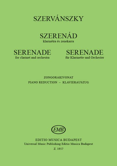 E. Szervánszky: Serenade, KlarOrch (KASt)