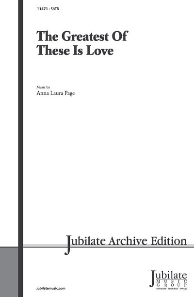 A.L. Page: The Greatest of These Is Love, GchKlav (Chpa)