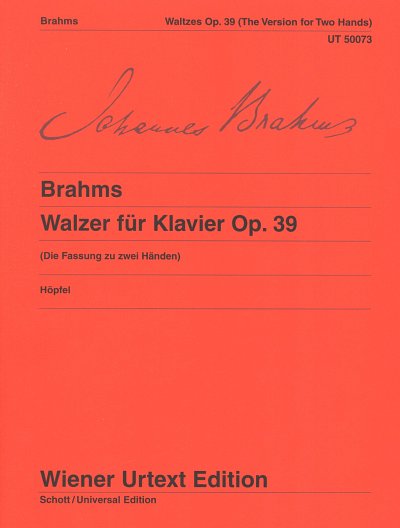 J. Brahms: Walzer op. 39, Klav
