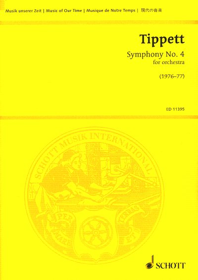 M. Tippett: Symphony No. 4, Sinfo (Stp)