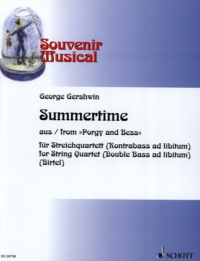 G. Gershwin: Summertime Heft 10, 4Str;Kb (Pa+St)