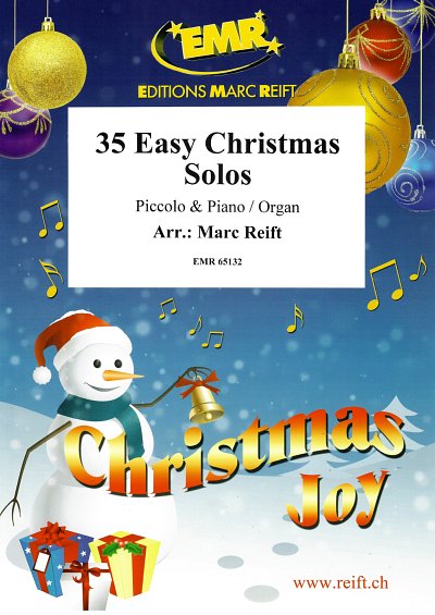 DL: M. Reift: 35 Easy Christmas Solos, PiccKlav/Org