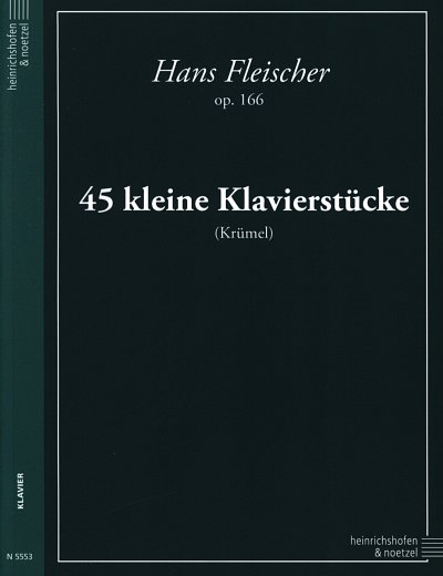 AQ: H. Fleischer: 45 kleine Klavierstuecke, Klav (B-Ware)