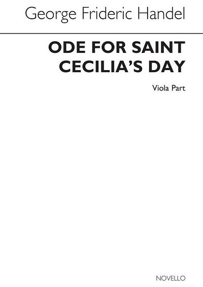G.F. Händel: Ode For Saint Cecilia's Day (Vla)