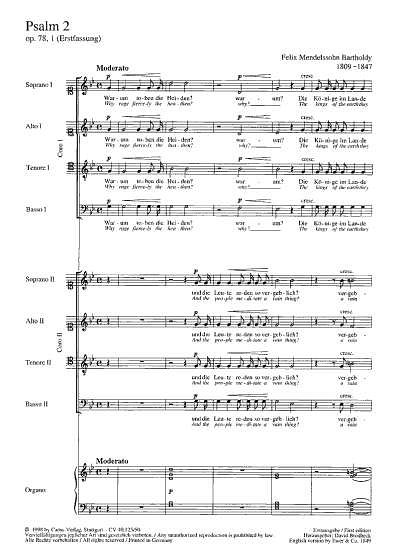 F. Mendelssohn Bartholdy: Warum toben die Heiden op. 78 Nr. 