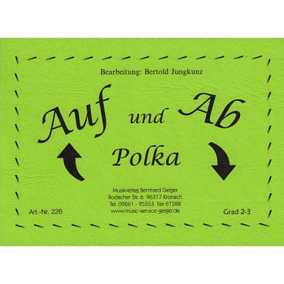 (Traditional): Auf und ab-Polka, Blaso (Dir+St)