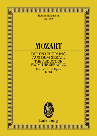 DL: W.A. Mozart: Die Entführung aus dem Serail, Orch (Stp)
