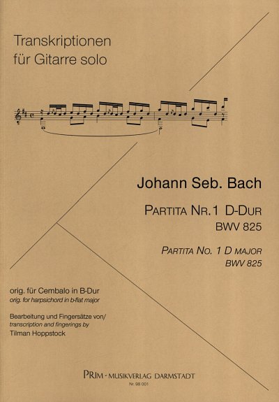J.S. Bach: Partita 1 D-Dur BWV 825 (B-Dur), Git
