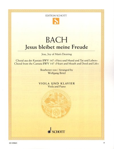 J.S. Bach: Jesus bleibet meine Freude BWV 147 , VaKlv