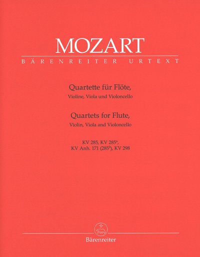 W.A. Mozart: Quartette fuer Floete, Violin, FlVlVlaVc (Stsat