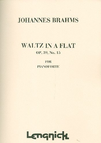 J. Brahms: Waltz in A flat Opus 39/15, Klav