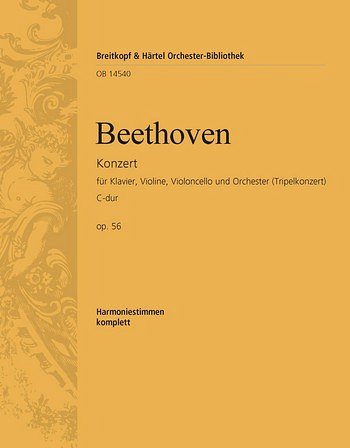 L. v. Beethoven: Konzert für Klavier, Vi, VlVcKlvOrch (HARM)