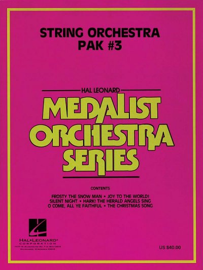 String Orchestra Pak #3, Stro (Pa+St)