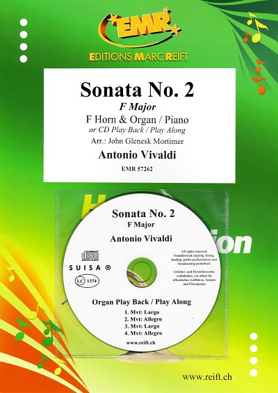 A. Vivaldi: Sonata No. 2, HrnOrg/Klav (+CD)