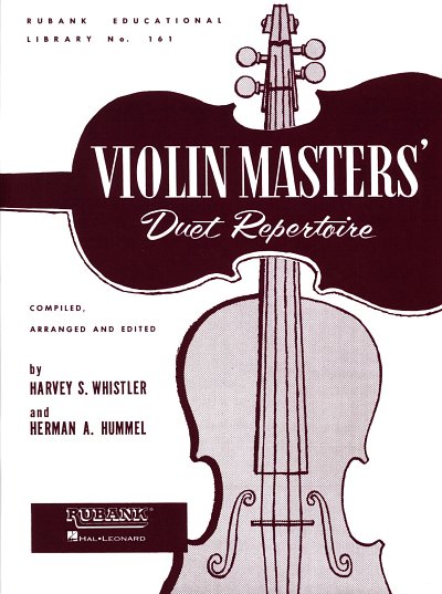 Violin Masters' Duet Repertoire, Viol (Pa+St)