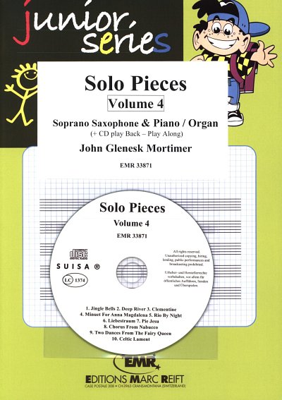 J.G. Mortimer: Solo Pieces Vol. 4, SsaxKlav/Org (+CD)