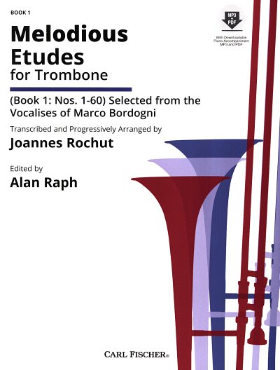 A. Raph: Melodious Etudes for Trombone 1, Pos (+mp3/pdf)