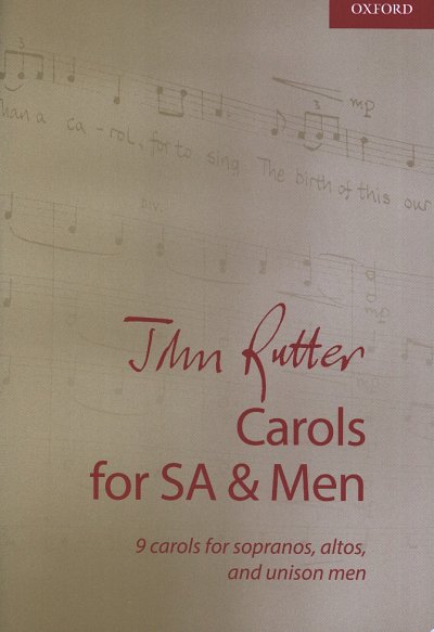 J. Rutter: Carols for SA and Men, Gch3Org/Klav (Part.)