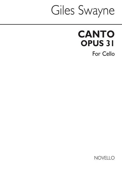 G. Swayne: Canto For Cello, Vc
