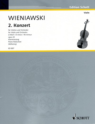 Wieniawski Henri: Konzert 2 D-Moll Op 22 - Vl Orch