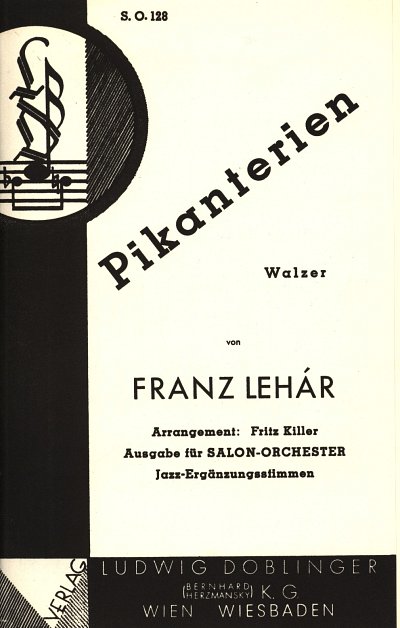 F. Lehar: Pikanterien - Gch Orch