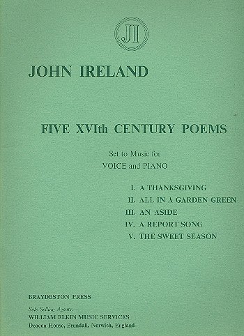J. Ireland: Five Sixteenth Century Poems, Ges (KA)