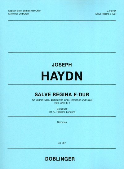 J. Haydn: Salve Regina E-Dur Hob. XXII, GesGch2VlBc (Stsatz)