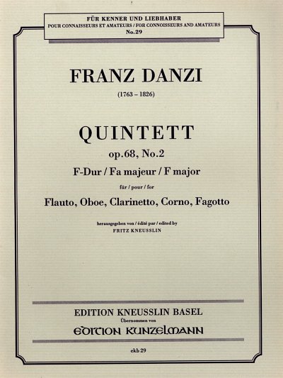 F. Danzi: Quintett F-Dur op. 68/2, FlObKlHrFg (Stsatz)