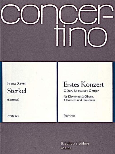 DL: J.F.X. Sterkel: Erstes Konzert C-Dur (Part.)