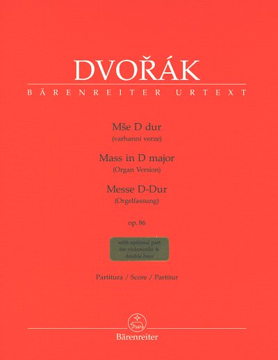 A. Dvo_ák: Messe D-Dur op. 86, 4GesGchOrg (Part)