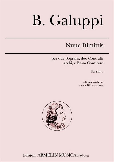 B. Galuppi: Nunc Dimittis (Pa+St)